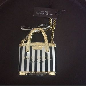 COPY - Henri Bendel mini handbag charm/ornament